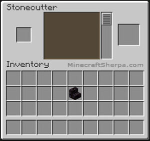 Blackstone Stair in inventory on stonecutter menu.