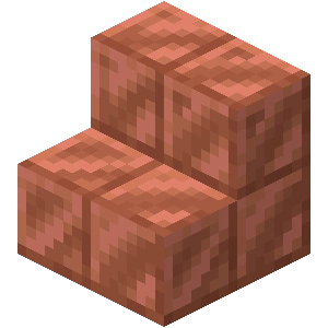 Cut Copper Stairs - Minecraft