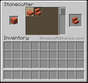 How to make waxed cut copper stairs in Minecraft - Stonecutter Method
