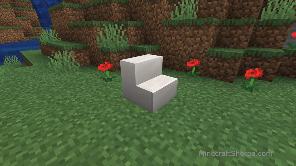 Minecraft quartz stairs