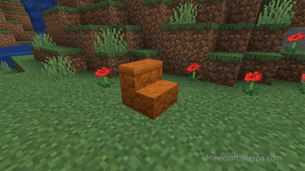 Minecraft red sandstone stairs