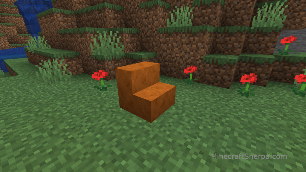 smooth red sandstone stairs - Minecraft