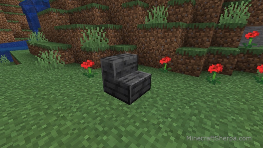 Minecraft polished deepslate stairs