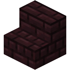 Nether Brick Stairs - Minecraft