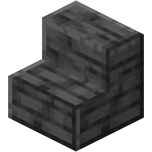 Polished Deepslate Stairs - Minecraft