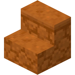 red sandstone stairs - Minecraft