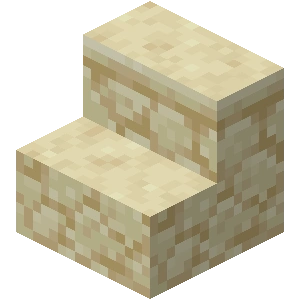 sandstone stairs - Minecraft