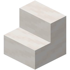 smooth quartz stairs - Minecraft