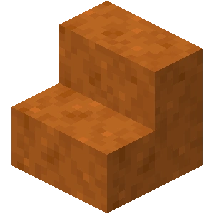 smooth red sandstone stairs - Minecraft