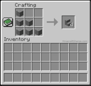 How To Make Andesite Stairs In Minecraft - Recipe and Ingredients