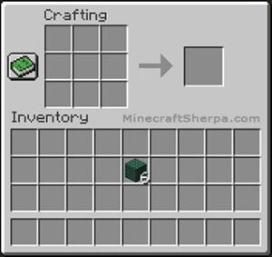 Dark Prismarine Stairs Crafting Recipe Ingredients - Minecraft