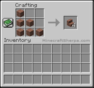 How to make granite stairs in Minecraft - Crafting Recipe.