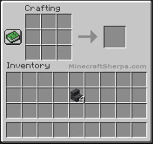 Inventory of 4 cobbled deepslate stairs - Minecraft