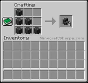 How to make polished deepslate stairs in Minecraft - Crafting Recipe.